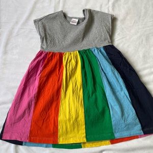 Hanna Andersson size 5 rainbow dress